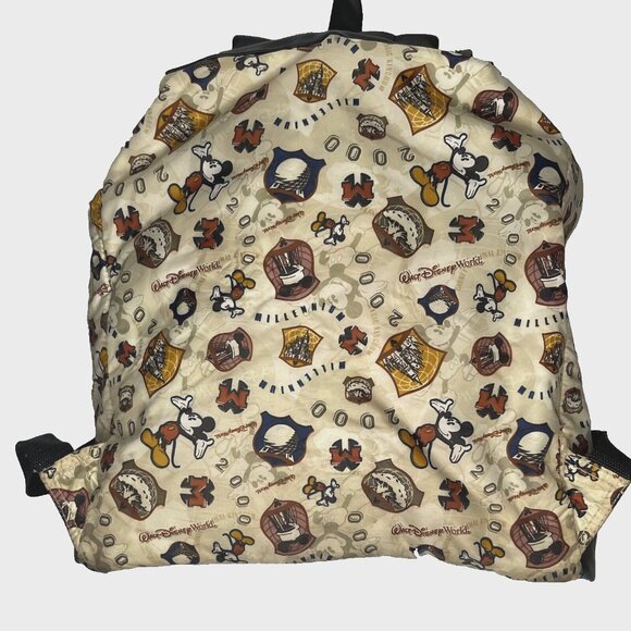 Walt Disney World Y2K Millenium 2000 Parks Icons Backpack Bag Pockets Adj Strap main image 6